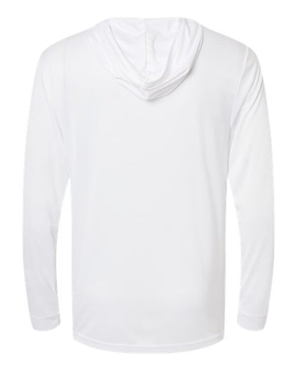 Paragon Bahama Performance Hooded Long Sleeve T-Shirt 220 White