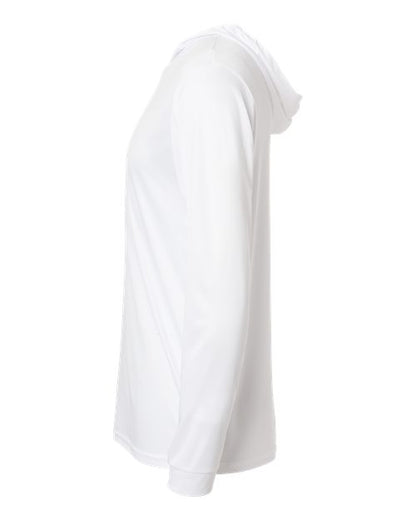 Paragon Bahama Performance Hooded Long Sleeve T-Shirt 220 White