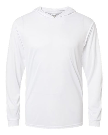 Paragon Bahama Performance Hooded Long Sleeve T-Shirt 220 White