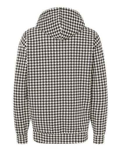 Independent Trading Co. Heavyweight Hooded Sweatshirt IND4000 Houndstooth Custom Embroidered Business Logo