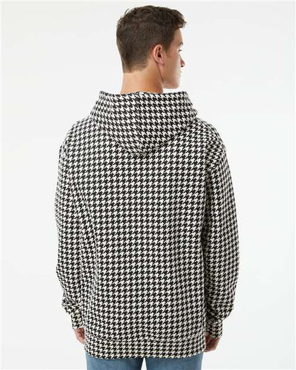 Independent Trading Co. Heavyweight Hooded Sweatshirt IND4000 Houndstooth Custom Embroidered Business Logo