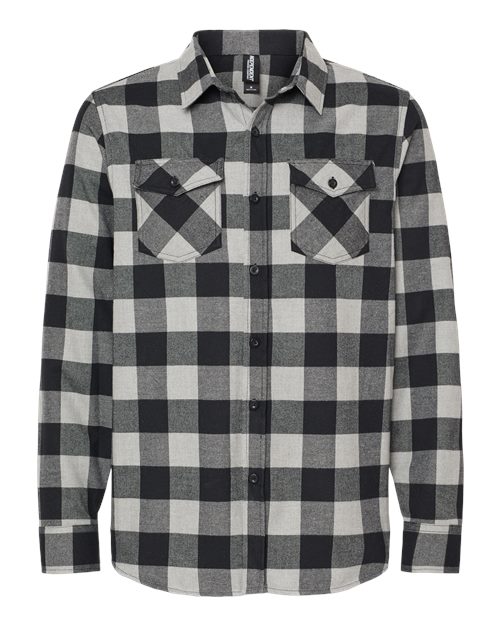 Independent Trading Co. Flannel Shirt EXP50F Custom Embroidered Business Logo