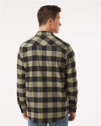 Independent Trading Co. Flannel Shirt EXP50F Custom Embroidered Business Logo