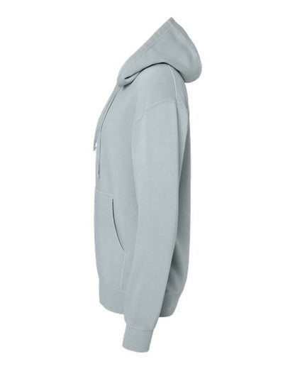 Independent Trading Co. Midweight Pigment-Dyed Hooded Sweatshirt PRM4500 Pigment Sage Custom Embroidered Business Logo