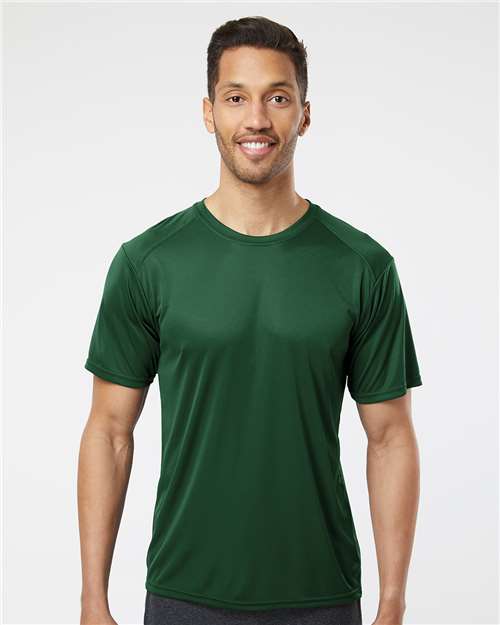 Custom Embroidered  Paragon Islander Performance T-Shirt 200 Hunter Green