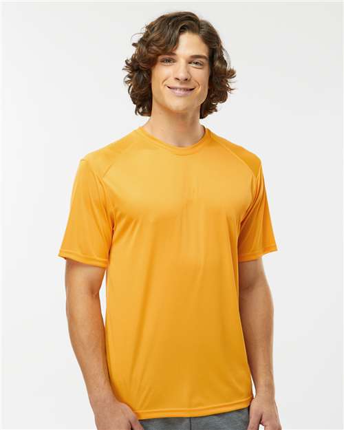 Custom Embroidered  Paragon Islander Performance T-Shirt 200 Gold