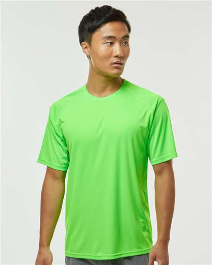 Custom Embroidered  Paragon Islander Performance T-Shirt 200 Neon Lime