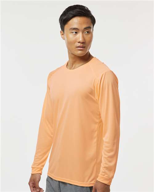 Paragon Long Islander Performance Long Sleeve T-Shirt 210 Coral