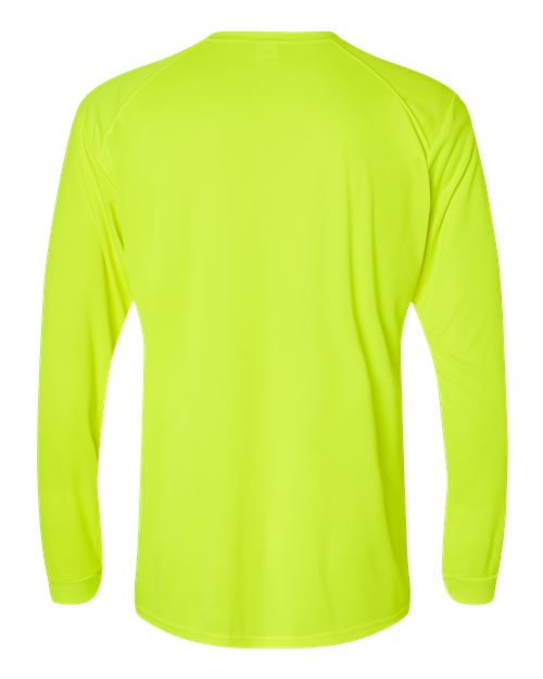 Paragon Long Islander Performance Long Sleeve T-Shirt 210 Safety Green