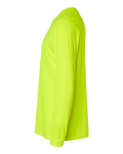 Paragon Long Islander Performance Long Sleeve T-Shirt 210 Safety Green