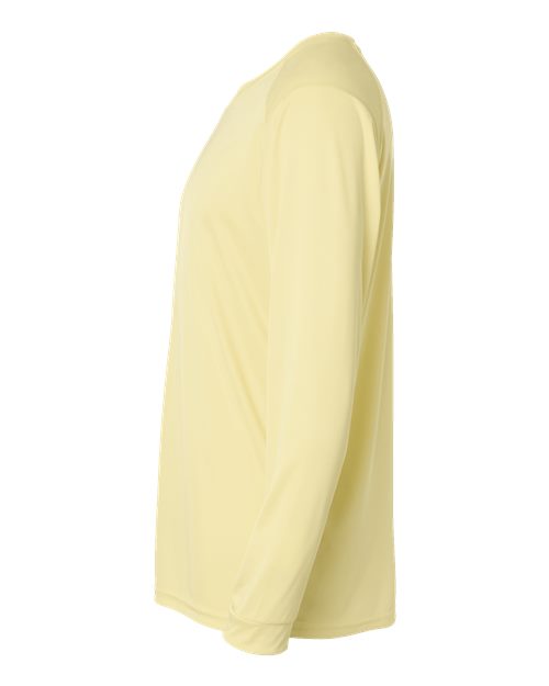 Paragon Long Islander Performance Long Sleeve T-Shirt 210 Pale Yellow