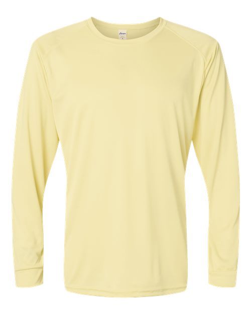 Paragon Long Islander Performance Long Sleeve T-Shirt 210 Pale Yellow