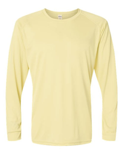 Paragon Long Islander Performance Long Sleeve T-Shirt 210 Pale Yellow