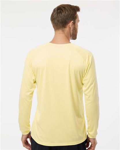 Paragon Long Islander Performance Long Sleeve T-Shirt 210 Pale Yellow