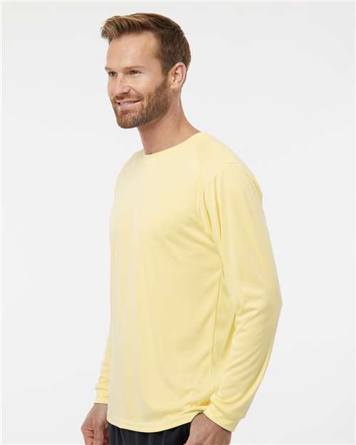 Paragon Long Islander Performance Long Sleeve T-Shirt 210 Pale Yellow