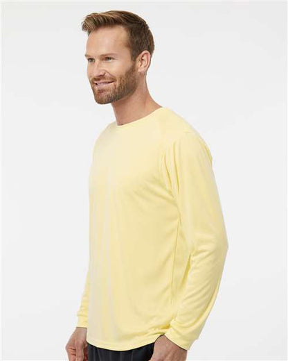 Paragon Long Islander Performance Long Sleeve T-Shirt 210 Pale Yellow