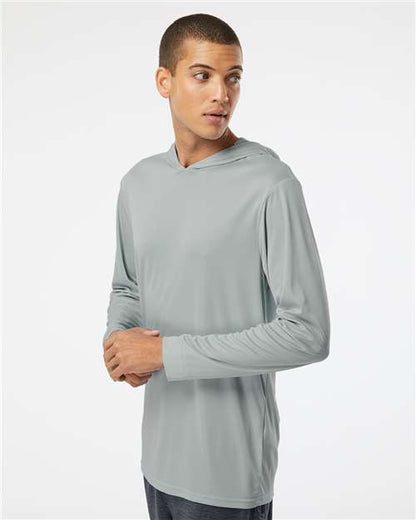Paragon Bahama Performance Hooded Long Sleeve T-Shirt 220 Medium Grey
