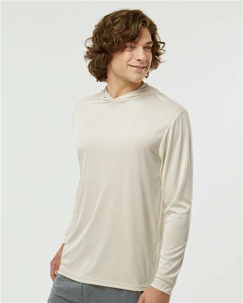 Paragon Bahama Performance Hooded Long Sleeve T-Shirt 220 Sand