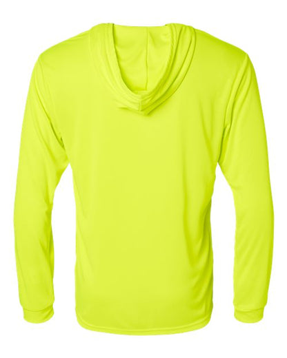 Paragon Bahama Performance Hooded Long Sleeve T-Shirt 220 Safety Green