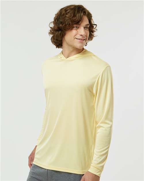 Paragon Bahama Performance Hooded Long Sleeve T-Shirt 220 Pale Yellow