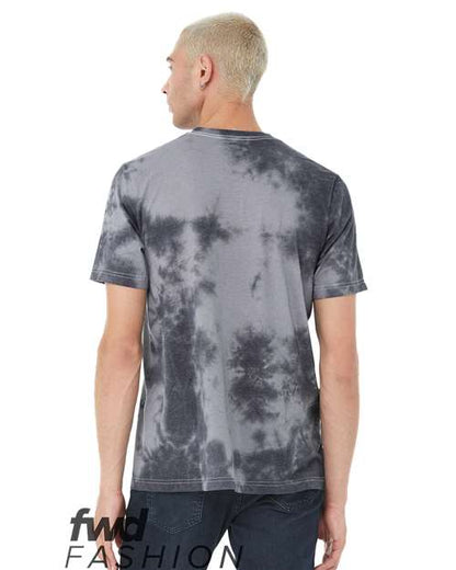 BELLA + CANVAS FWD Fashion Tie-Dyed Tee 3100RD Custom Embroidered Business Logo