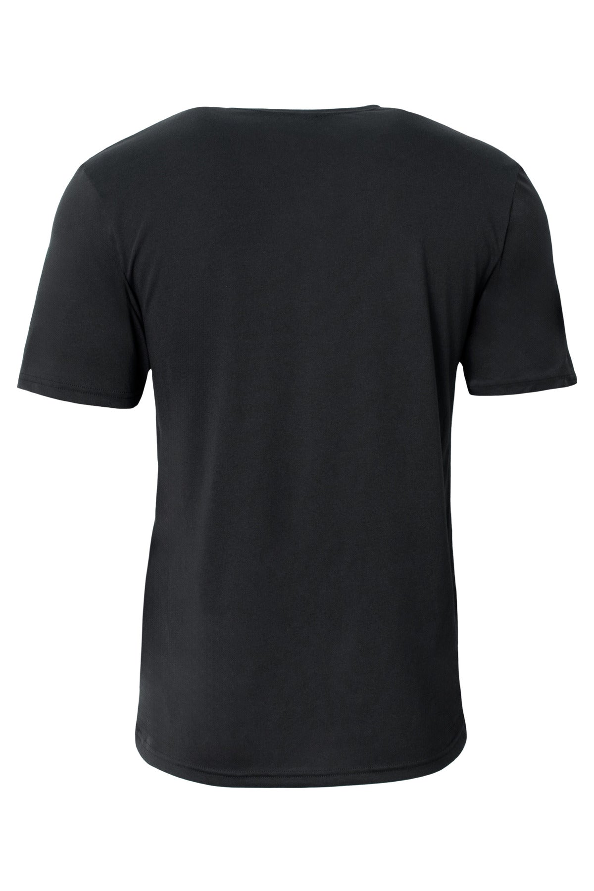 Custom Embroidered A4 T-Shirts  in Black