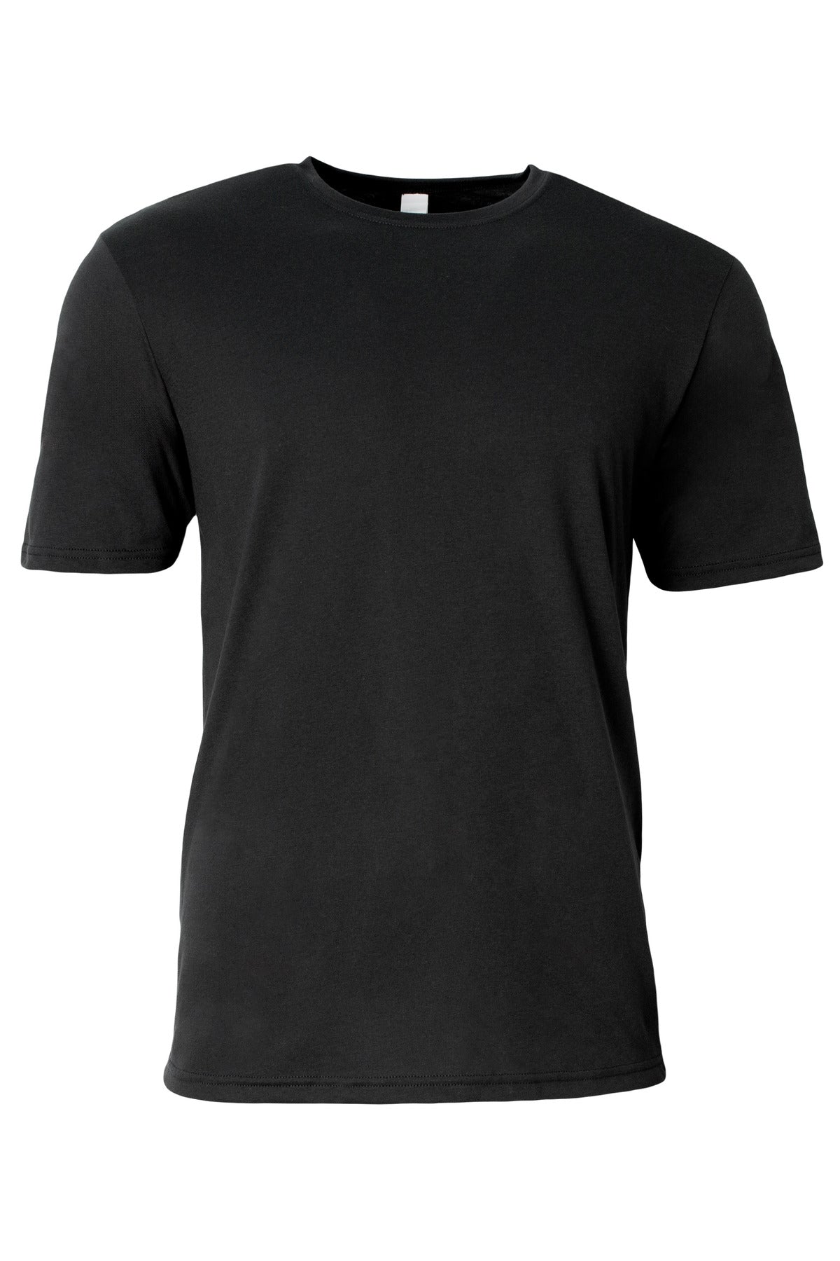 Custom Embroidered A4 T-Shirts  in Black