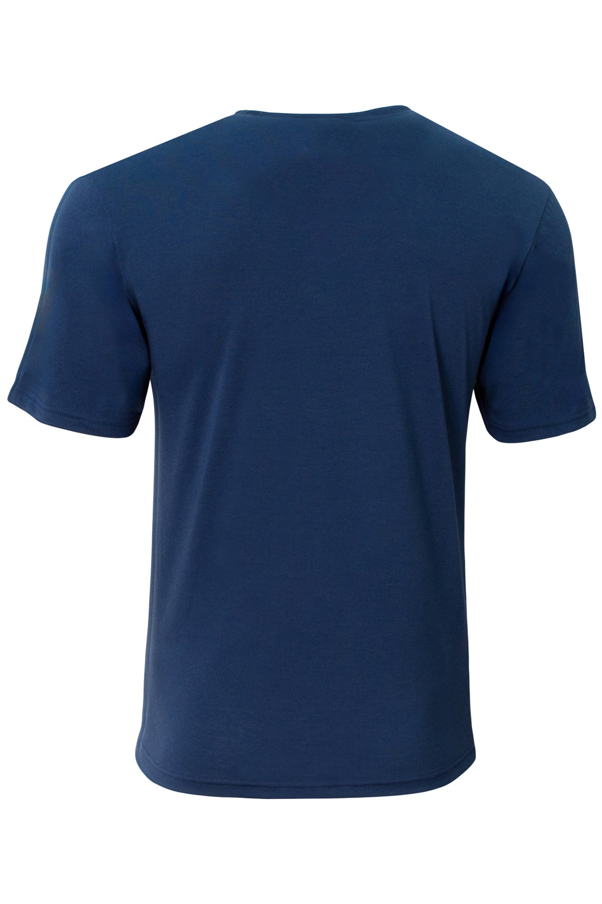 Custom Embroidered A4 T-Shirts  in Navy