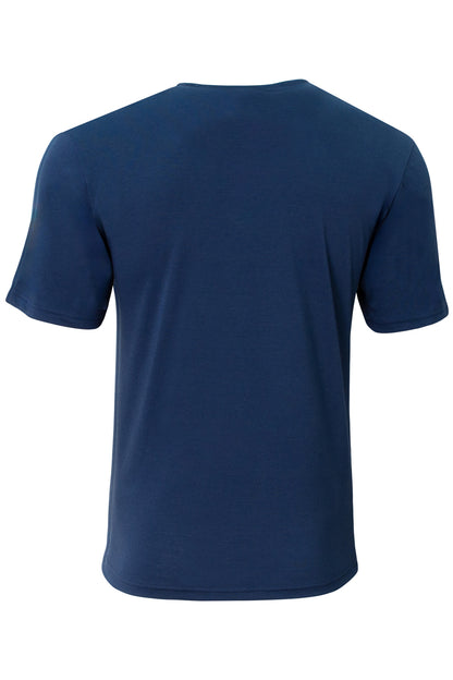 Custom Embroidered A4 T-Shirts  in Navy