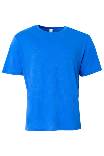 Custom Embroidered A4 T-Shirts  in Royal