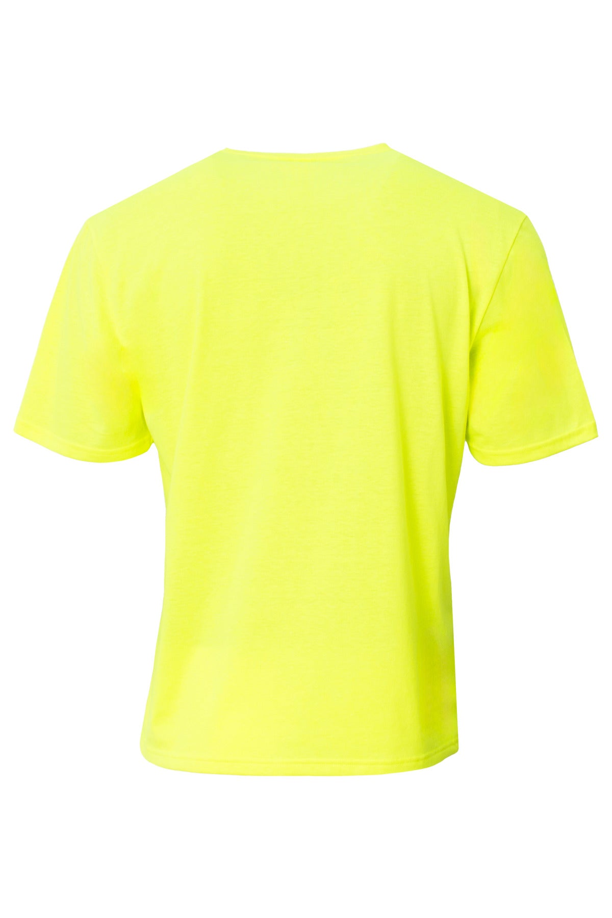 Custom Embroidered A4 T-Shirts  in Safety Yellow