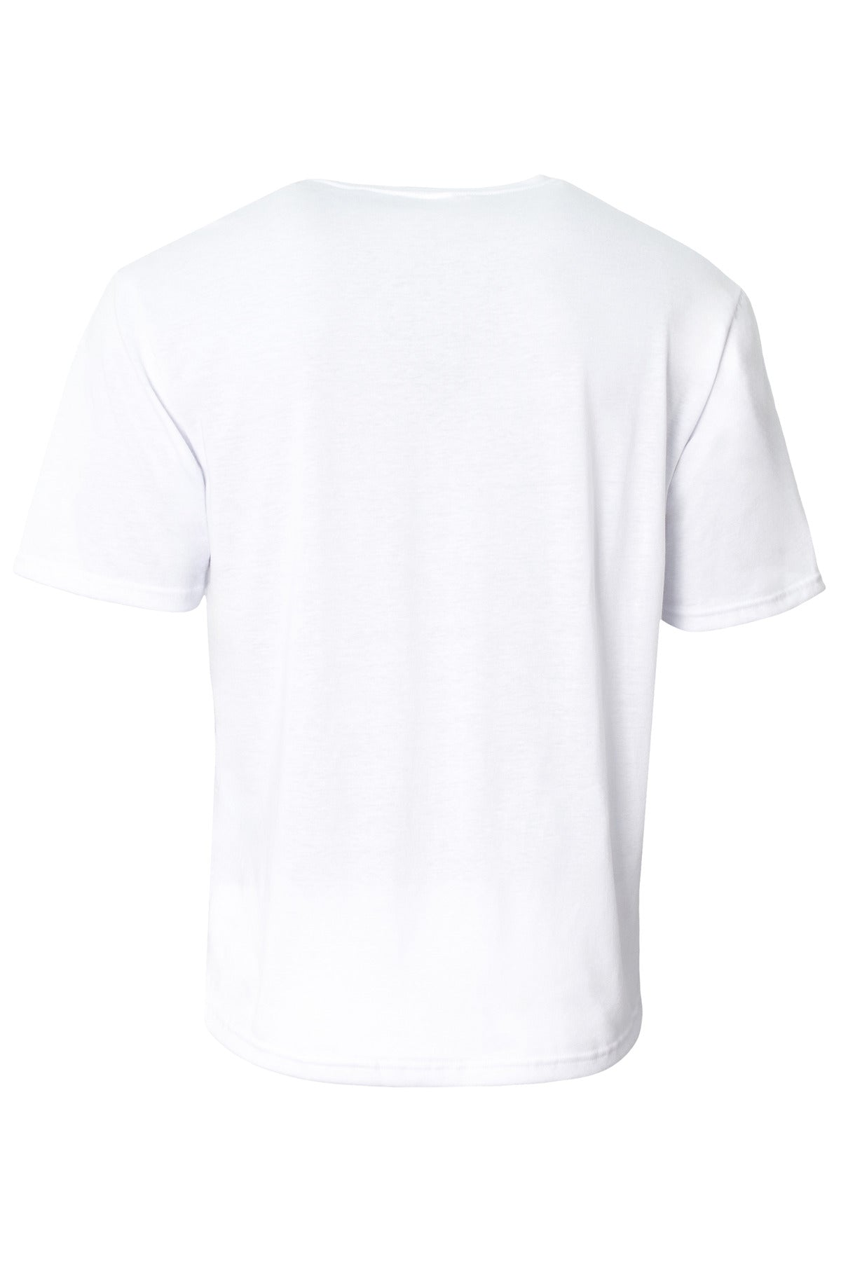 Custom Embroidered A4 T-Shirts  in White