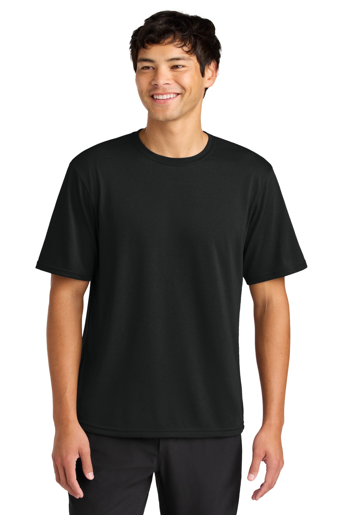 Custom Embroidered A4 T-Shirts  in Black
