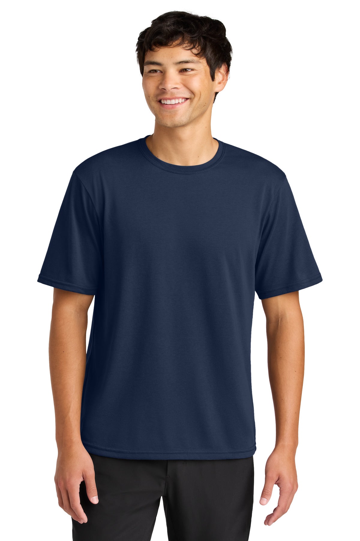 Custom Embroidered A4 T-Shirts  in Navy