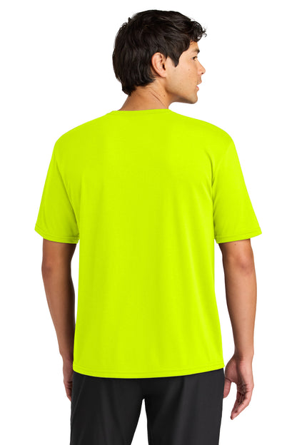 Custom Embroidered A4 T-Shirts  in Safety Yellow