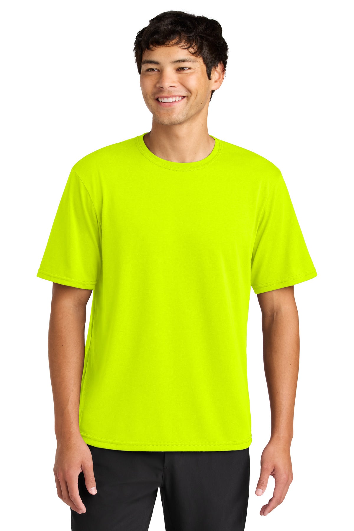 Custom Embroidered A4 T-Shirts  in Safety Yellow
