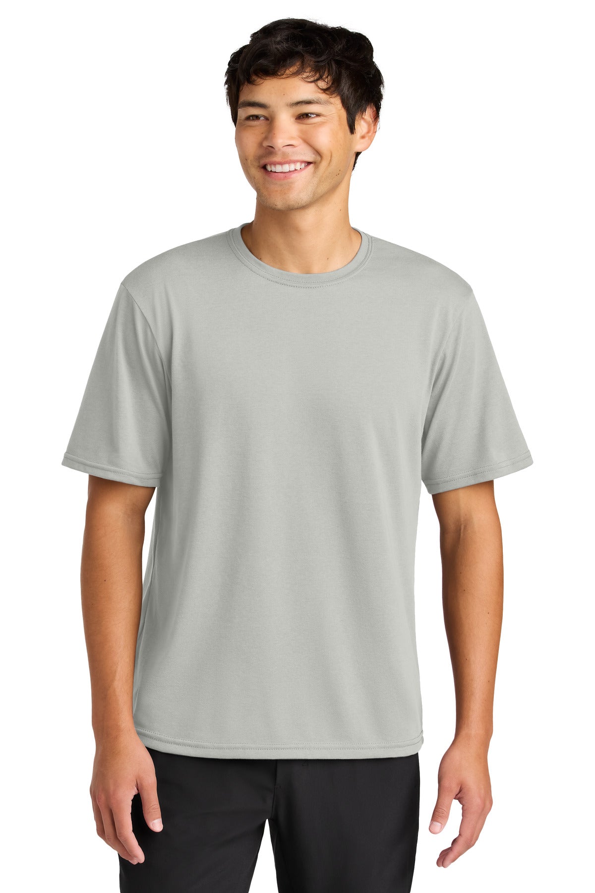 Custom Embroidered A4 T-Shirts  in Silver