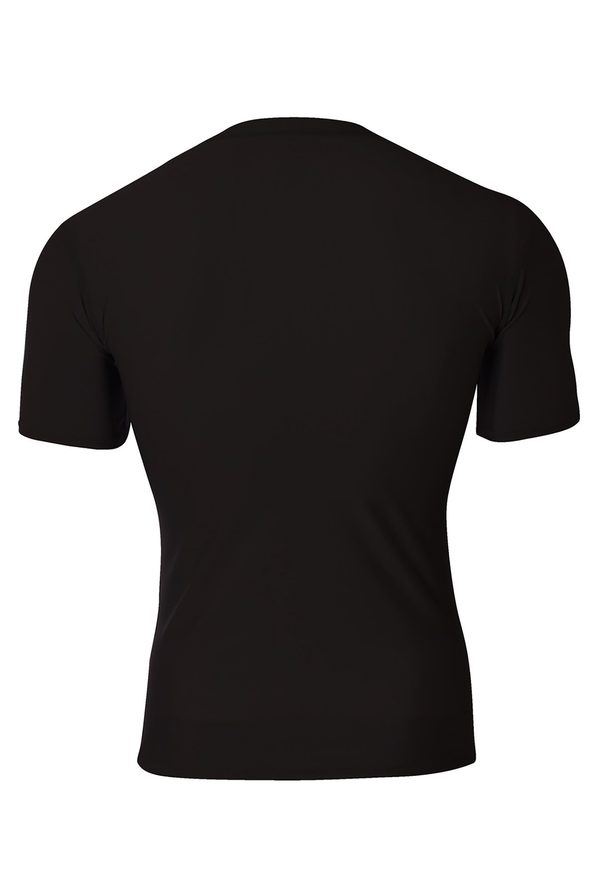 Custom Embroidered A4 T-Shirts  in Black
