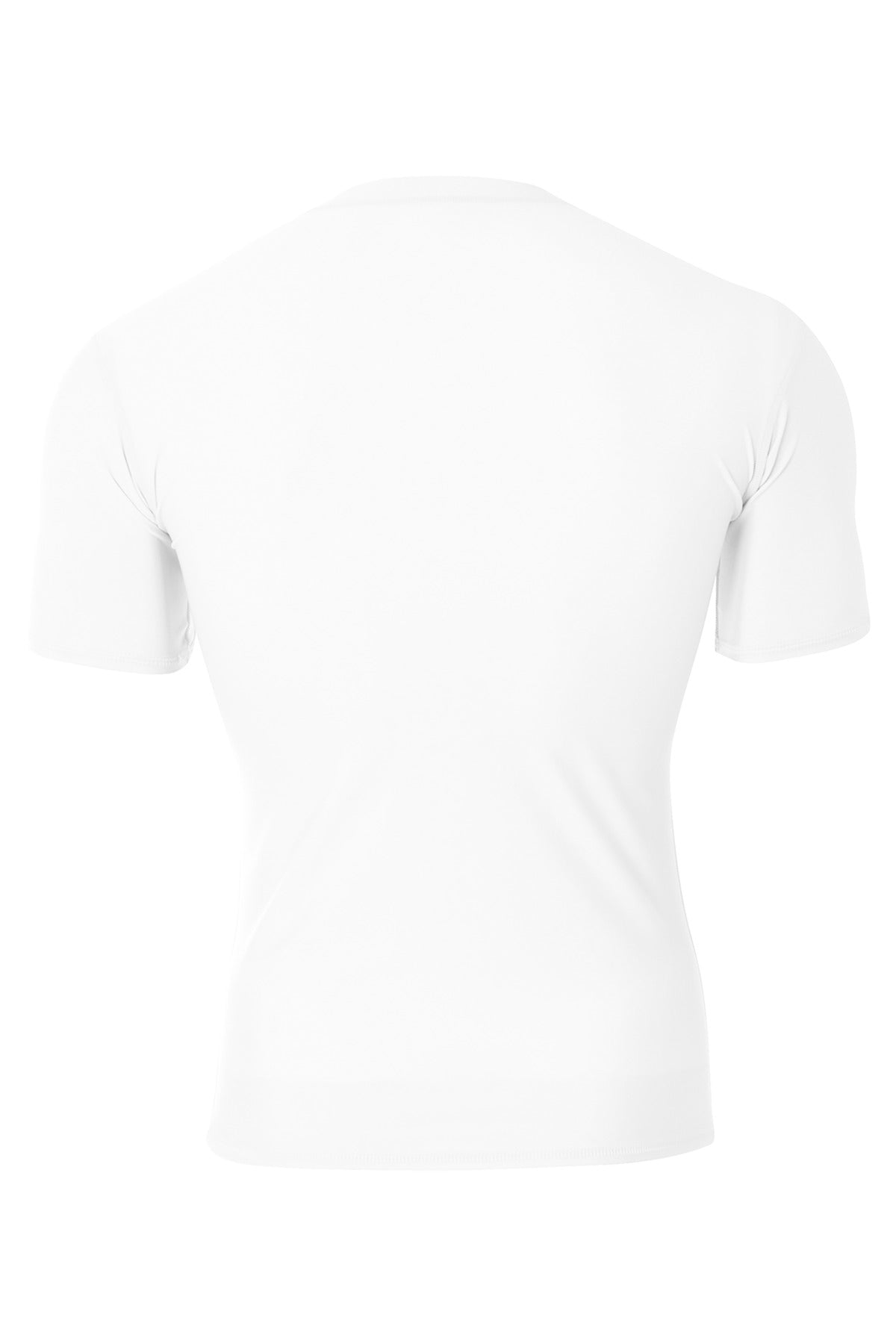 Custom Embroidered A4 T-Shirts  in White