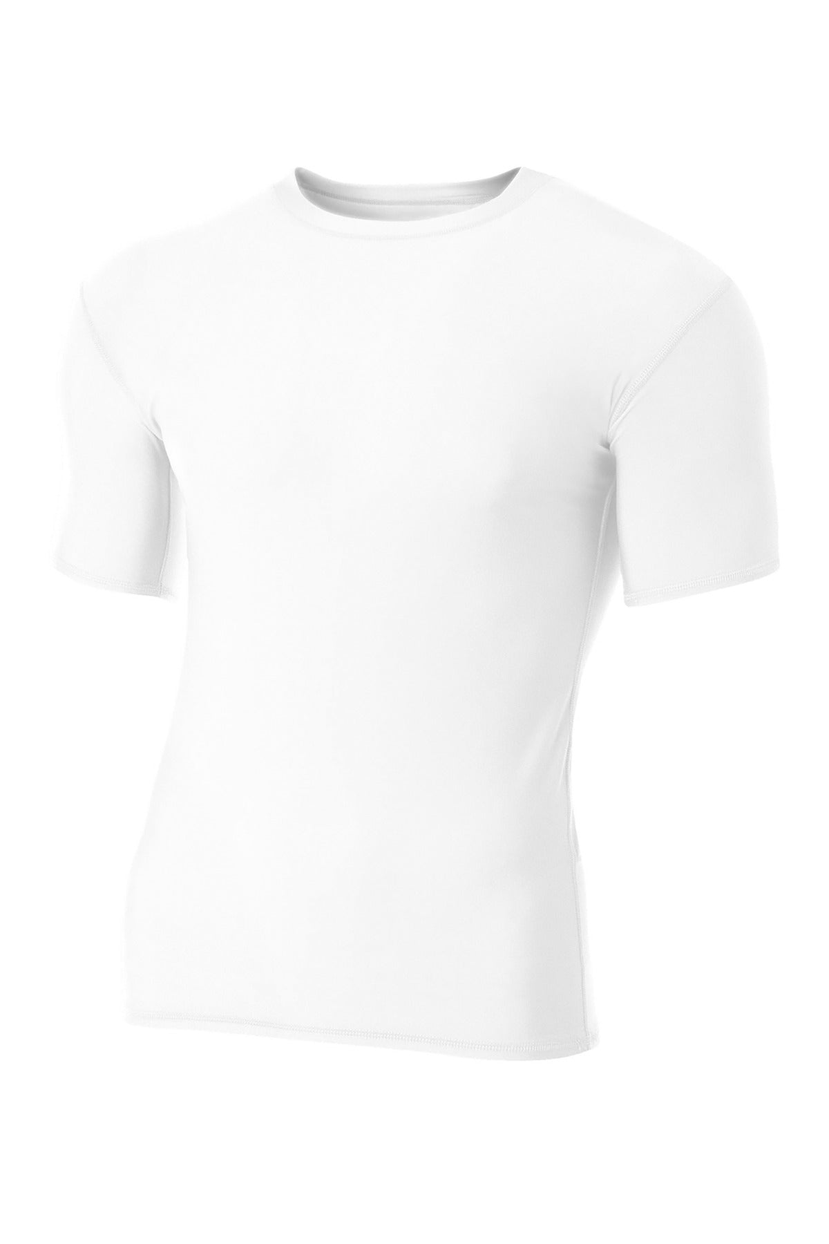 Custom Embroidered A4 T-Shirts  in White