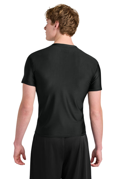 Custom Embroidered A4 T-Shirts  in Black
