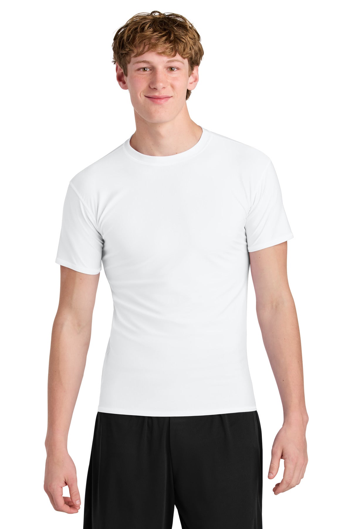 Custom Embroidered A4 T-Shirts  in White