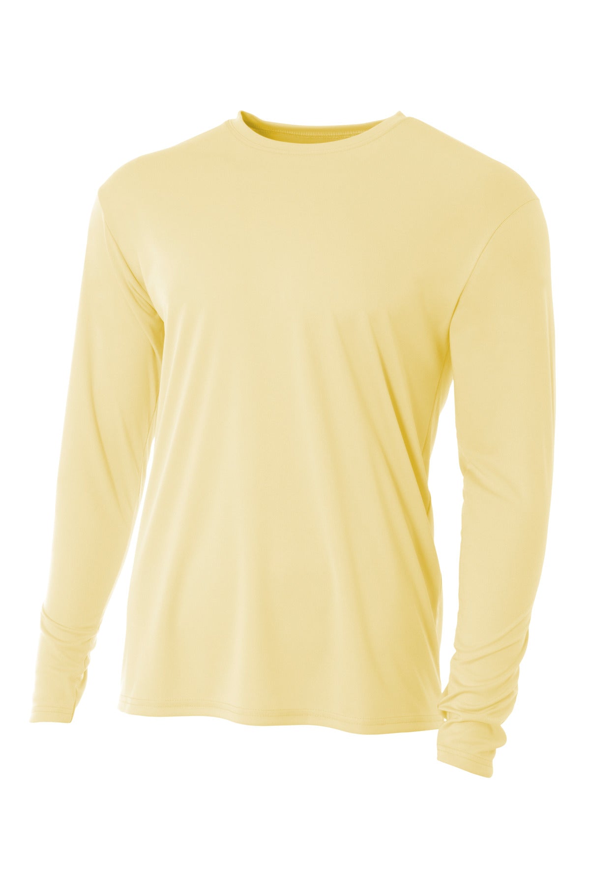 A4 Cooling Performance Long Sleeve Tee A4N3165 Light Yellow