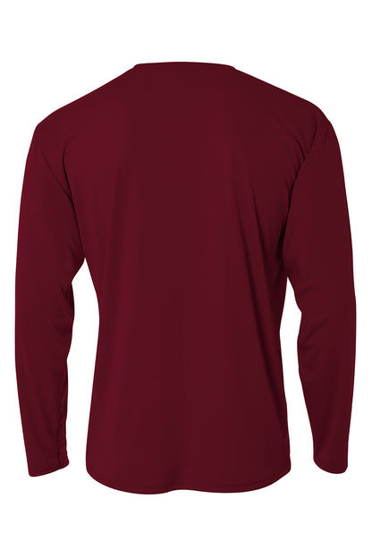 A4 Cooling Performance Long Sleeve Tee A4N3165 Maroon