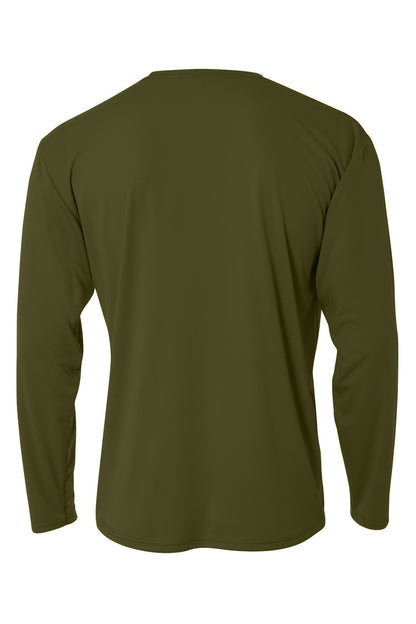 A4 Cooling Performance Long Sleeve Tee A4N3165 Military Green