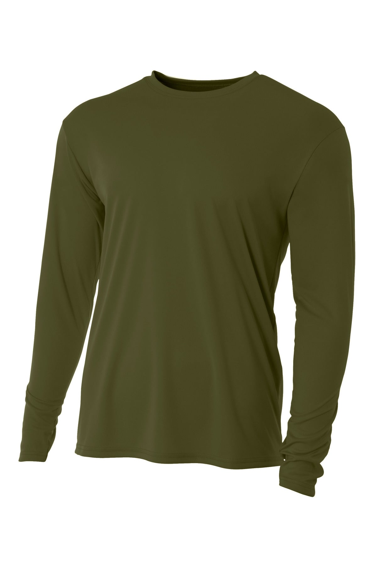 A4 Cooling Performance Long Sleeve Tee A4N3165 Military Green