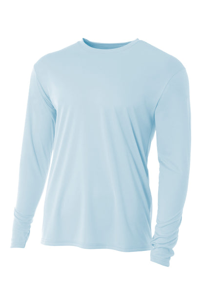 A4 Cooling Performance Long Sleeve Tee A4N3165 Pastel Blue