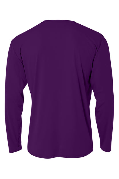 A4 Cooling Performance Long Sleeve Tee A4N3165 Purple