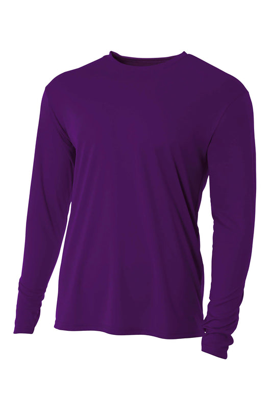 A4 Cooling Performance Long Sleeve Tee A4N3165 Purple