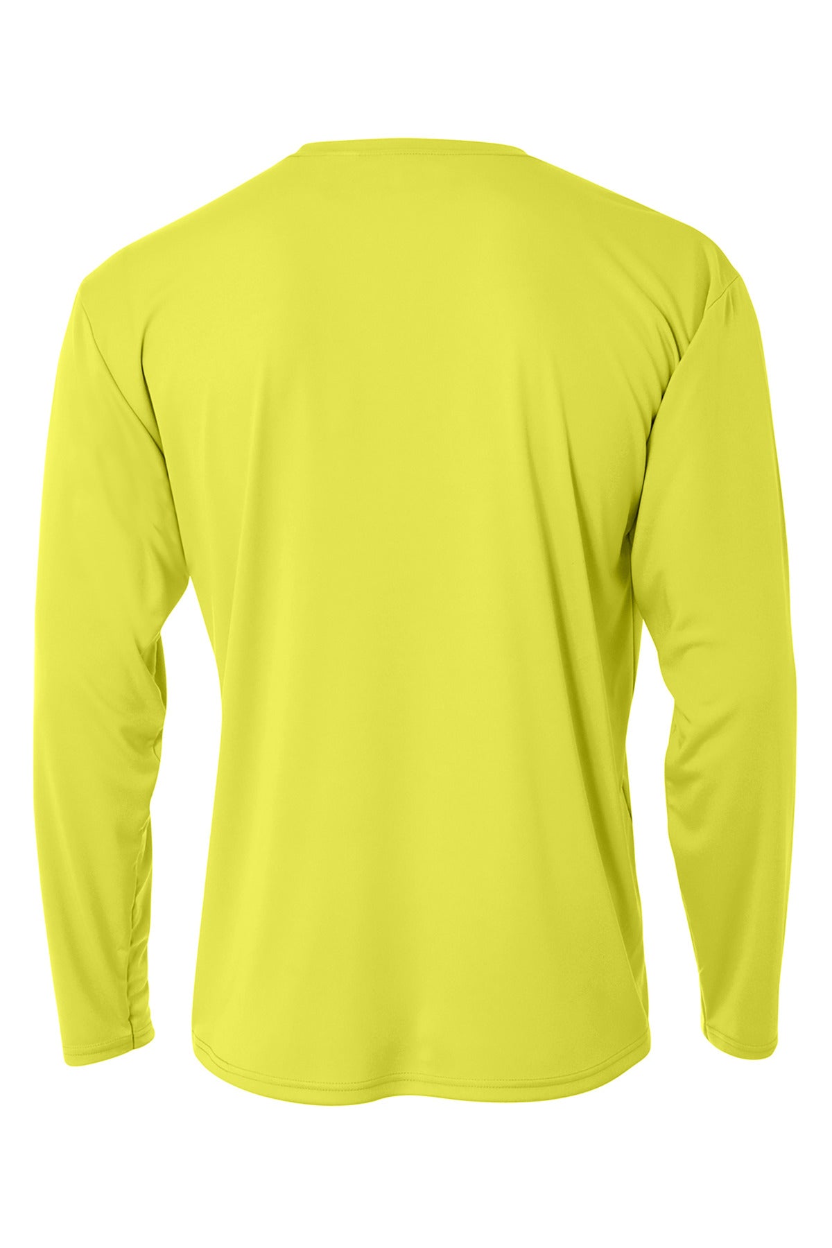 A4 Cooling Performance Long Sleeve Tee A4N3165 Safety Yellow